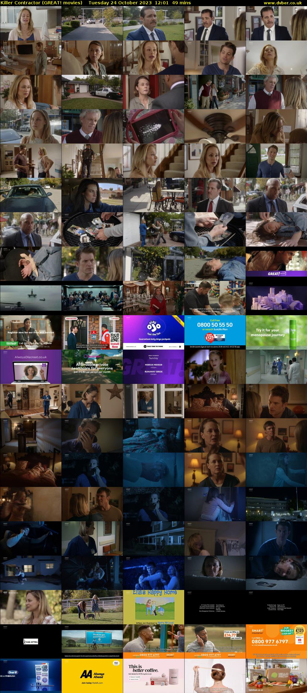 Killer Contractor (GREAT! movies) Tuesday 24 October 2023 12:01 - 12:50