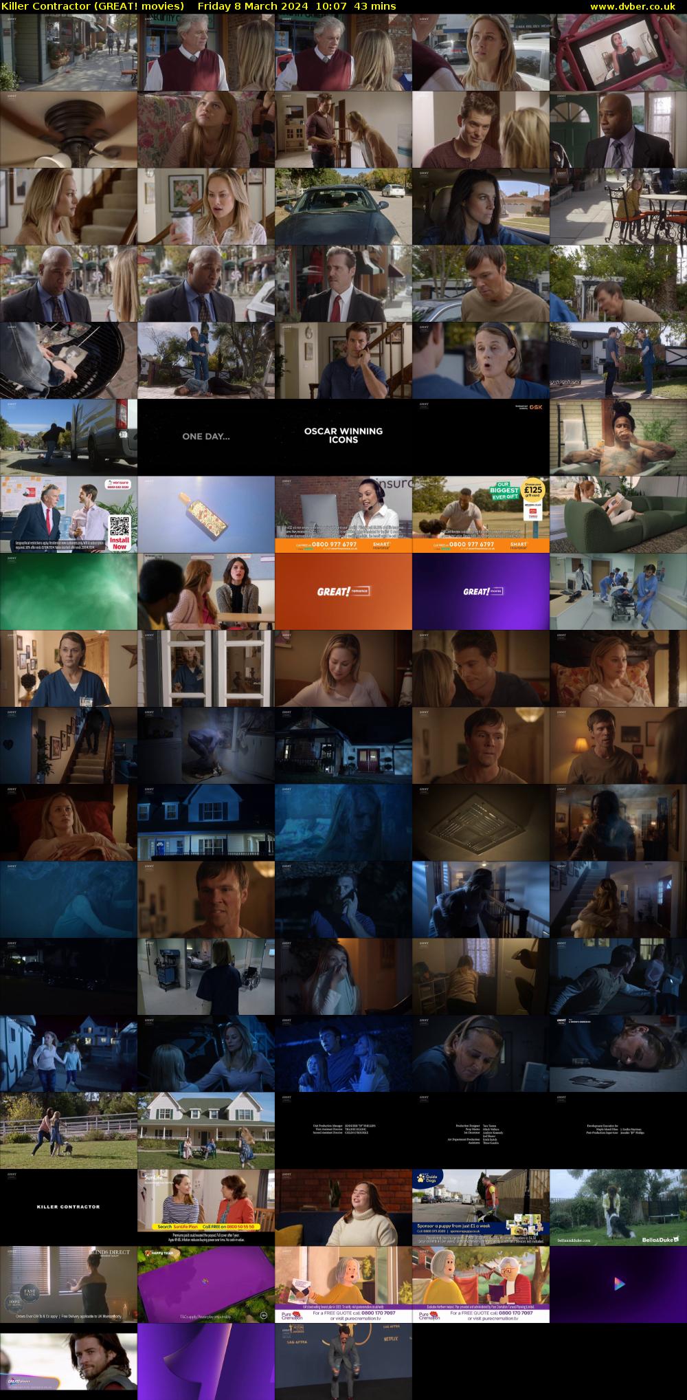 Killer Contractor (GREAT! movies) Friday 8 March 2024 10:07 - 10:50
