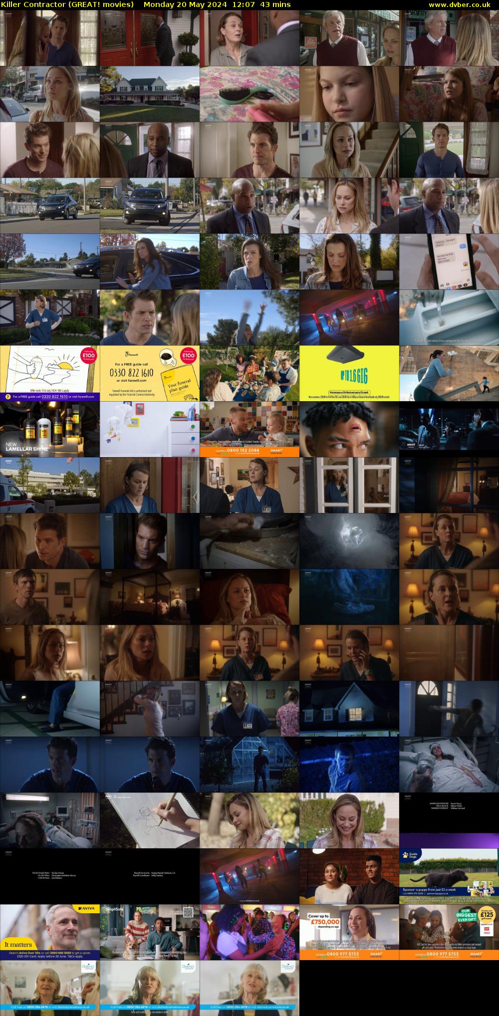 Killer Contractor (GREAT! movies) Monday 20 May 2024 12:07 - 12:50