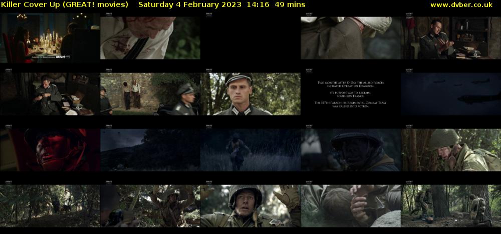 Killer Cover Up (GREAT! movies) Saturday 4 February 2023 14:16 - 15:05