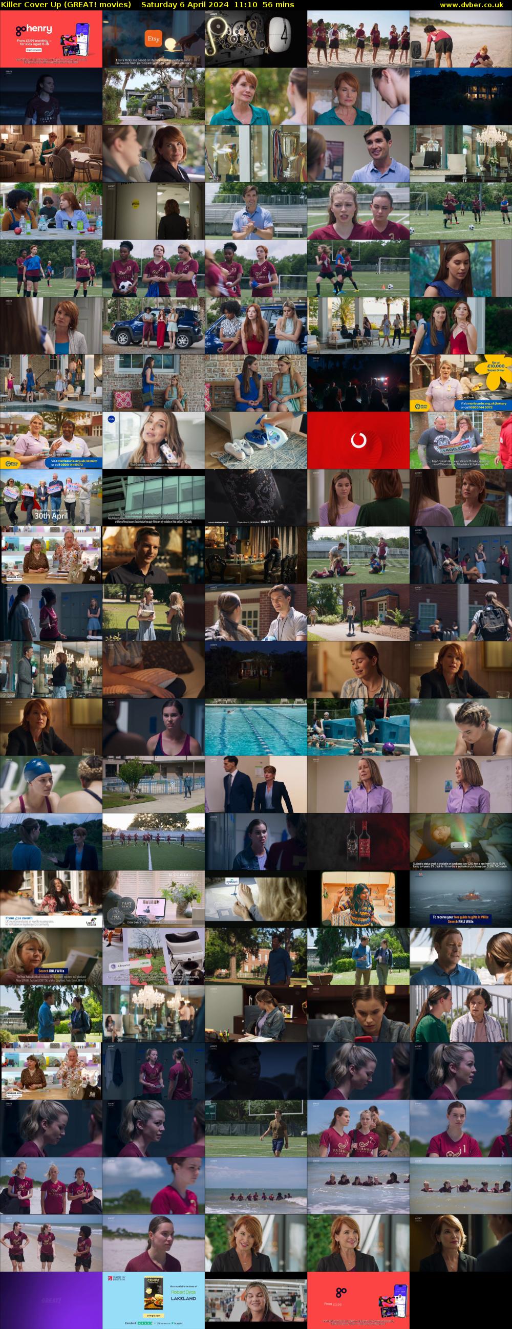 Killer Cover Up (GREAT! movies) Saturday 6 April 2024 11:10 - 12:06