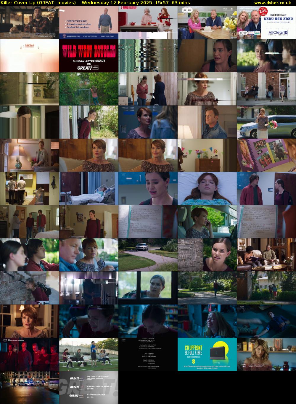 Killer Cover Up (GREAT! movies) Wednesday 12 February 2025 15:57 - 17:00