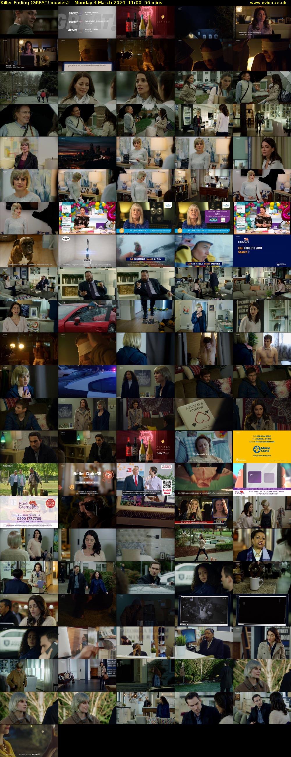 Killer Ending (GREAT! movies) Monday 4 March 2024 11:00 - 11:56