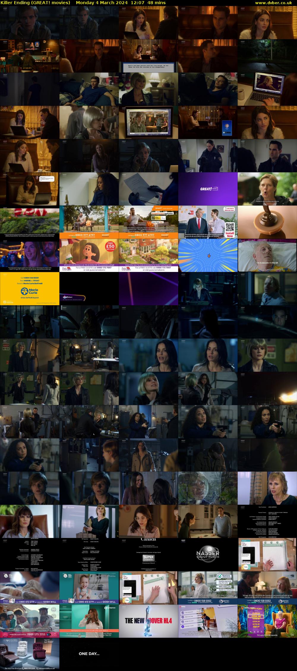 Killer Ending (GREAT! movies) Monday 4 March 2024 12:07 - 12:55
