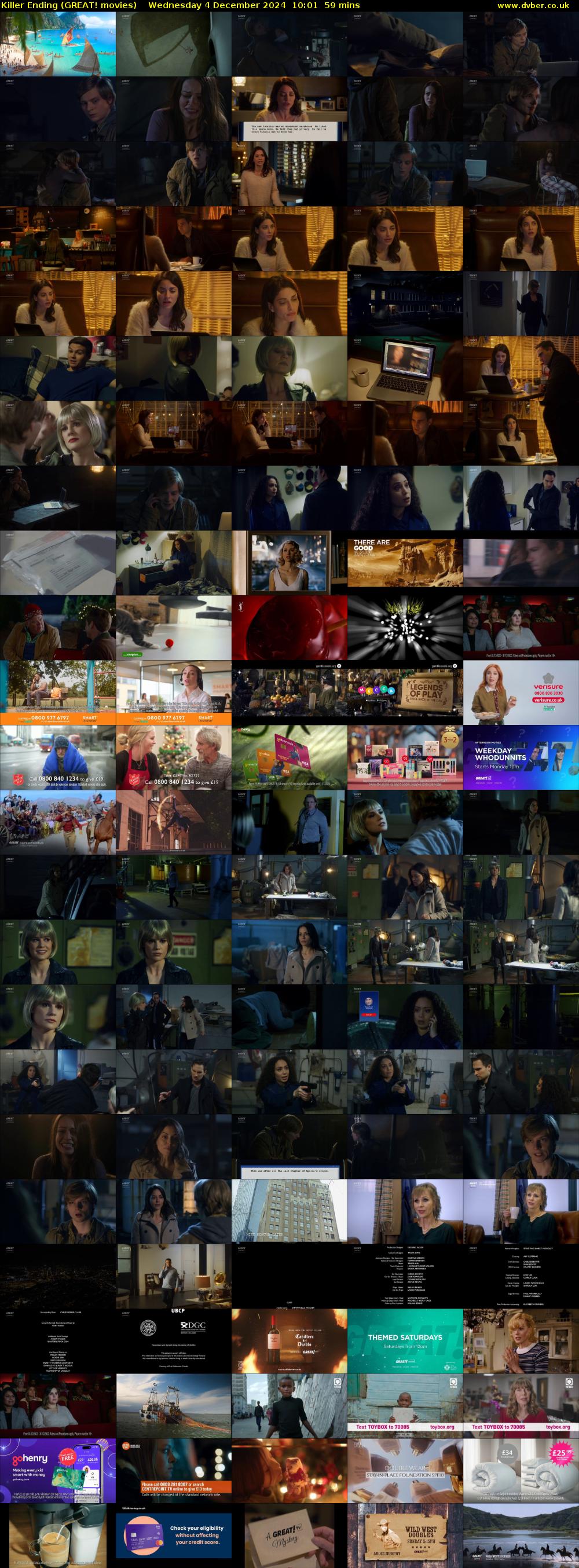 Killer Ending (GREAT! movies) Wednesday 4 December 2024 10:01 - 11:00