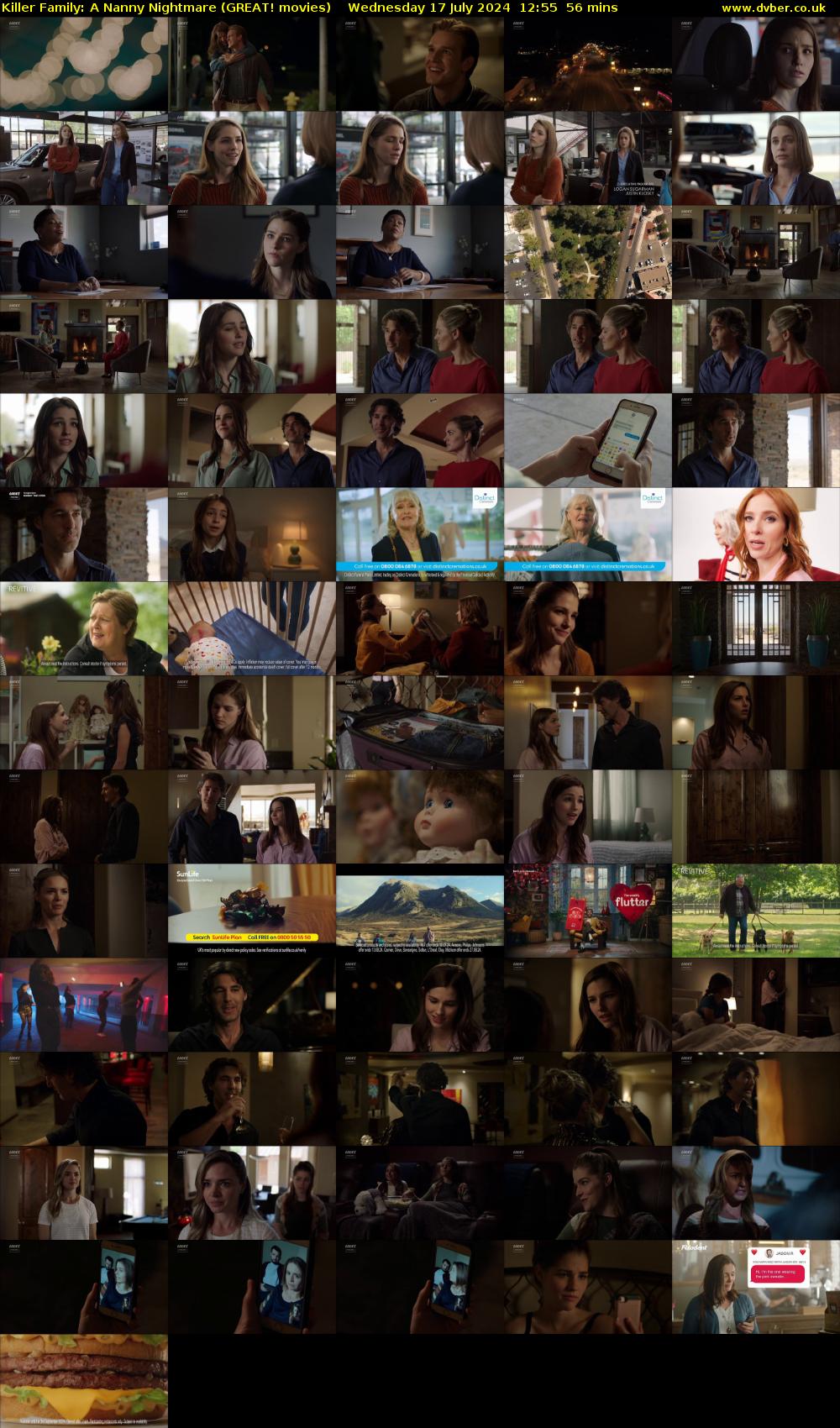 Killer Family: A Nanny Nightmare (GREAT! movies) Wednesday 17 July 2024 12:55 - 13:51