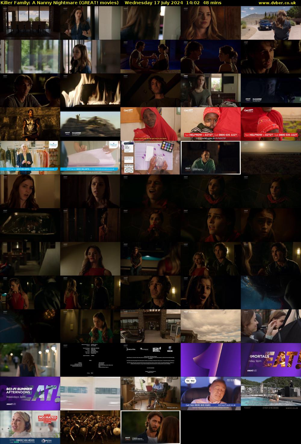 Killer Family: A Nanny Nightmare (GREAT! movies) Wednesday 17 July 2024 14:02 - 14:50