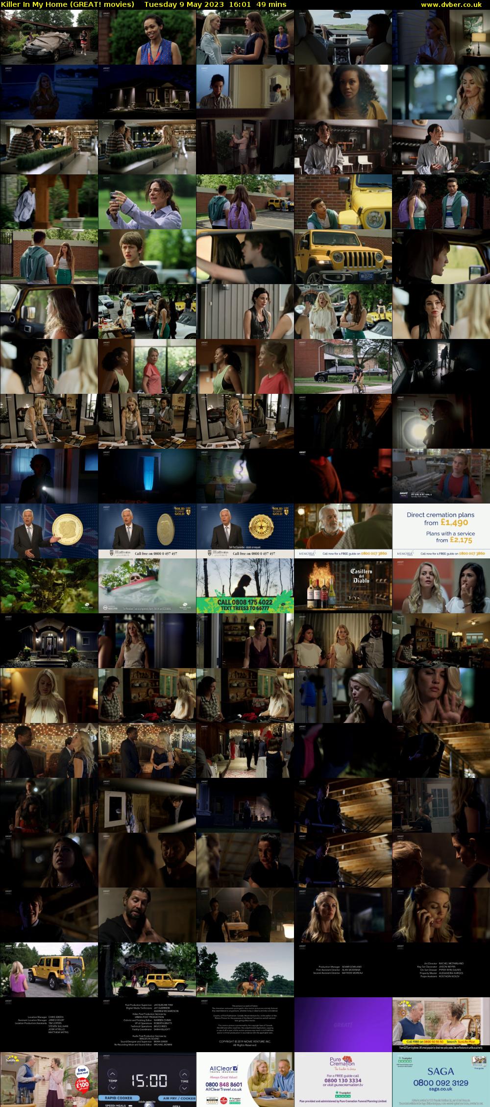 Killer In My Home (GREAT! movies) Tuesday 9 May 2023 16:01 - 16:50