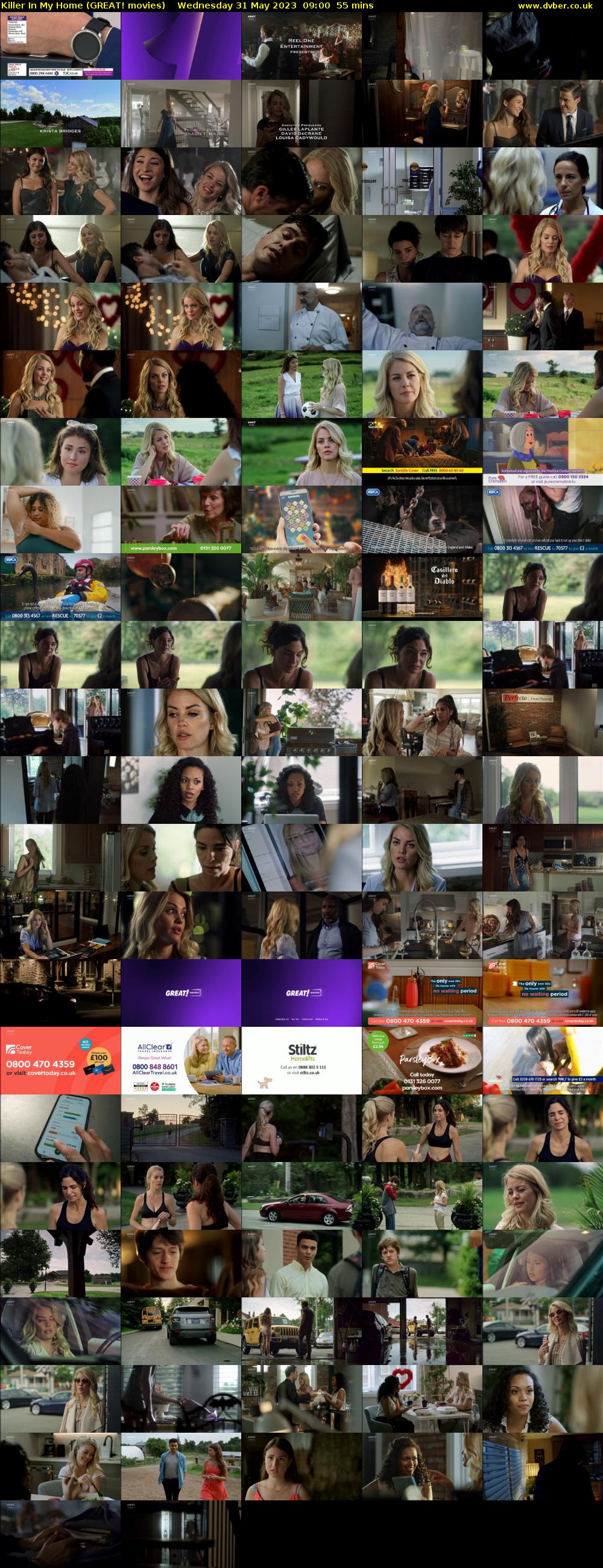 Killer In My Home (GREAT! movies) Wednesday 31 May 2023 09:00 - 09:55