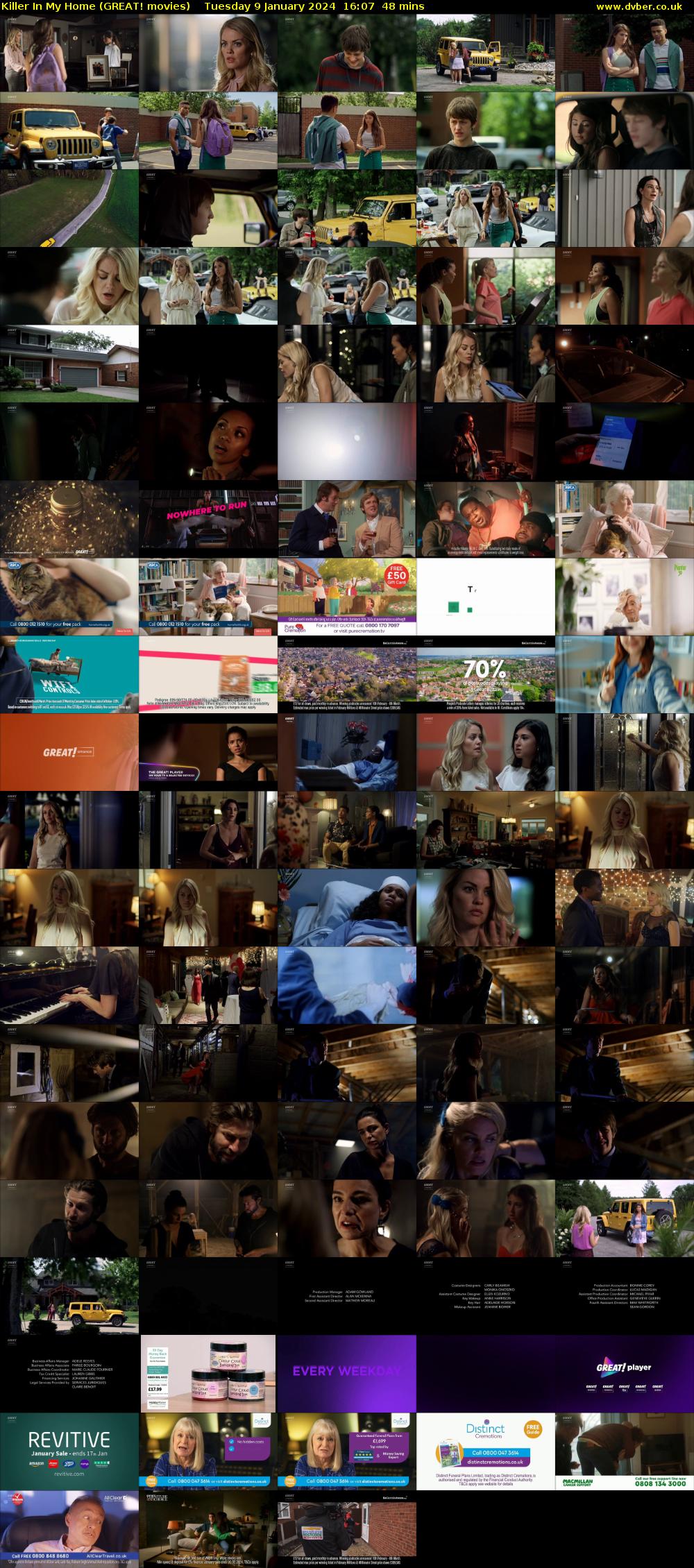Killer In My Home (GREAT! movies) Tuesday 9 January 2024 16:07 - 16:55