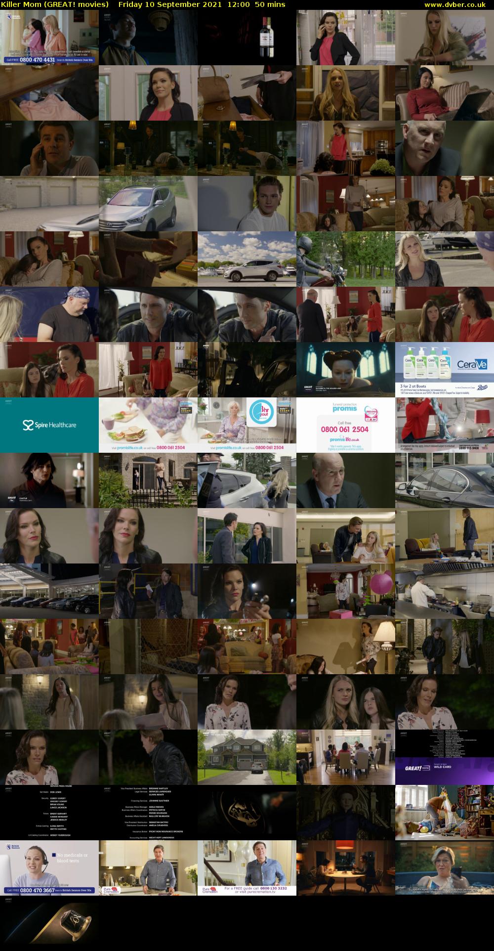 Killer Mom (GREAT! movies) Friday 10 September 2021 12:00 - 12:50