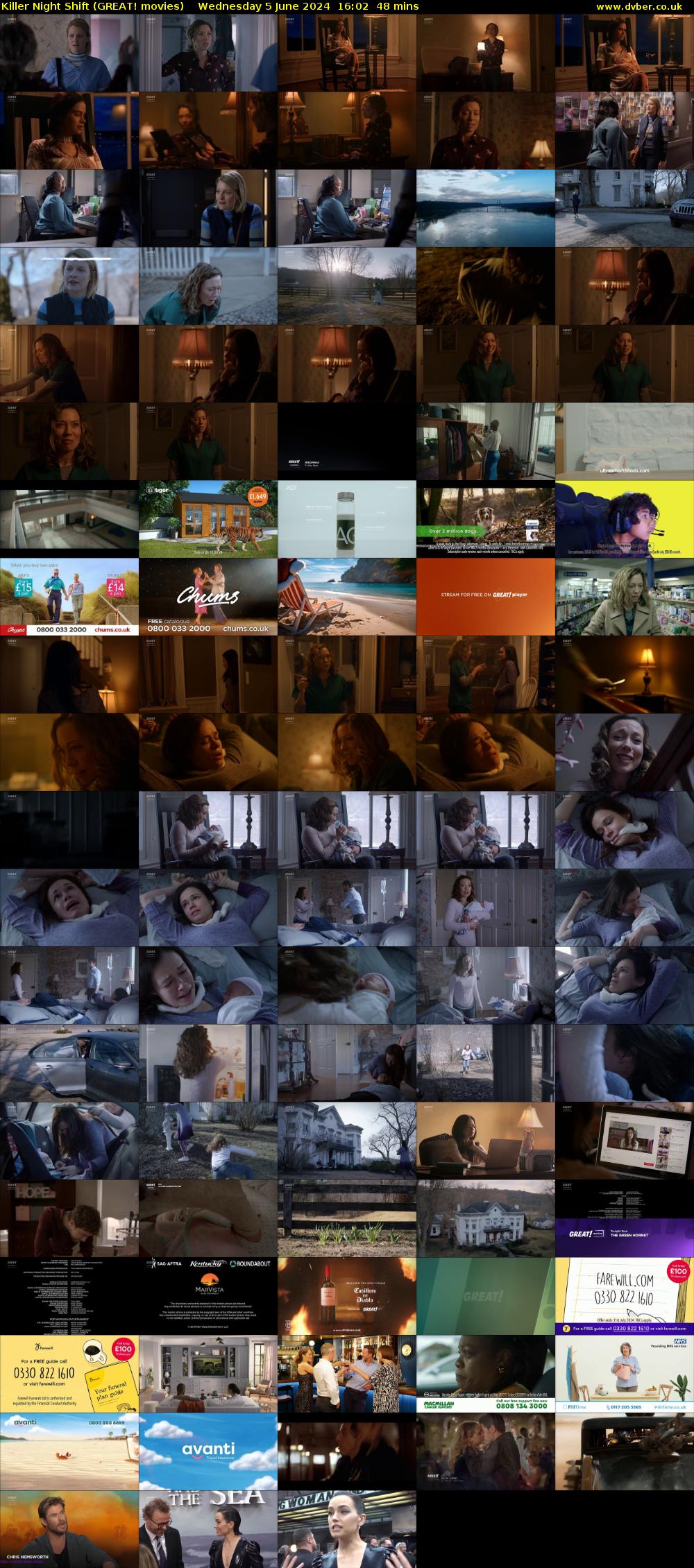 Killer Night Shift (GREAT! movies) Wednesday 5 June 2024 16:02 - 16:50