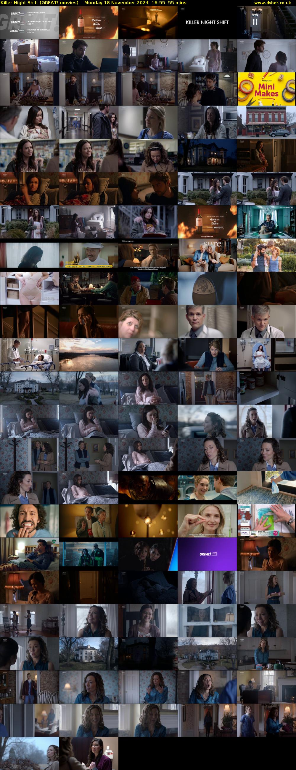 Killer Night Shift (GREAT! movies) Monday 18 November 2024 16:55 - 17:50