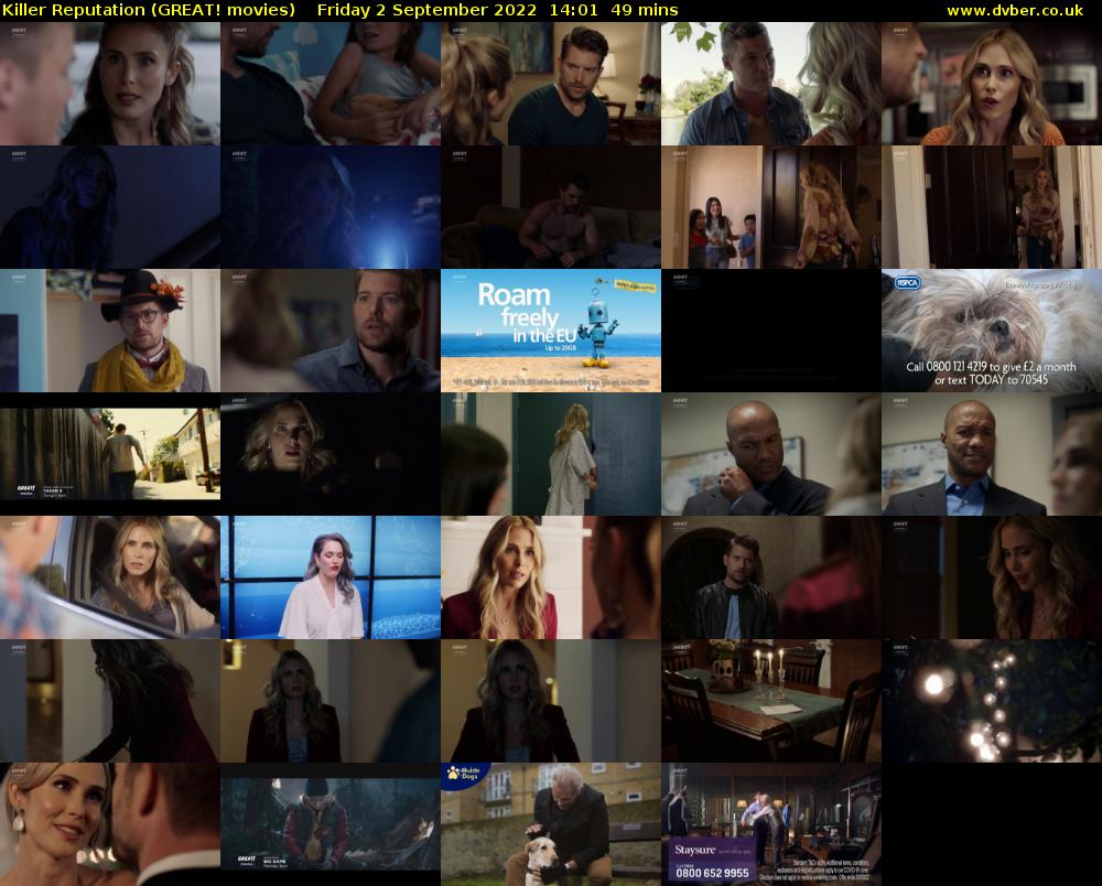 Killer Reputation (GREAT! movies) Friday 2 September 2022 14:01 - 14:50