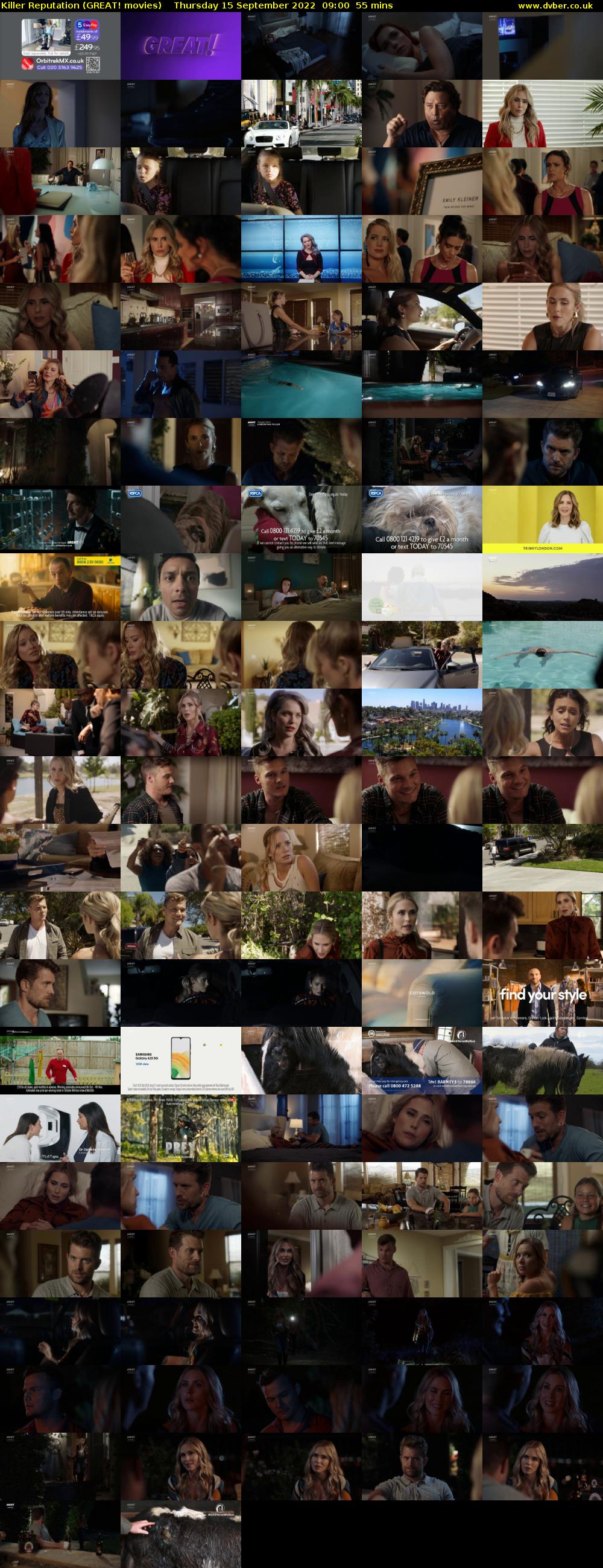Killer Reputation (GREAT! movies) Thursday 15 September 2022 09:00 - 09:55