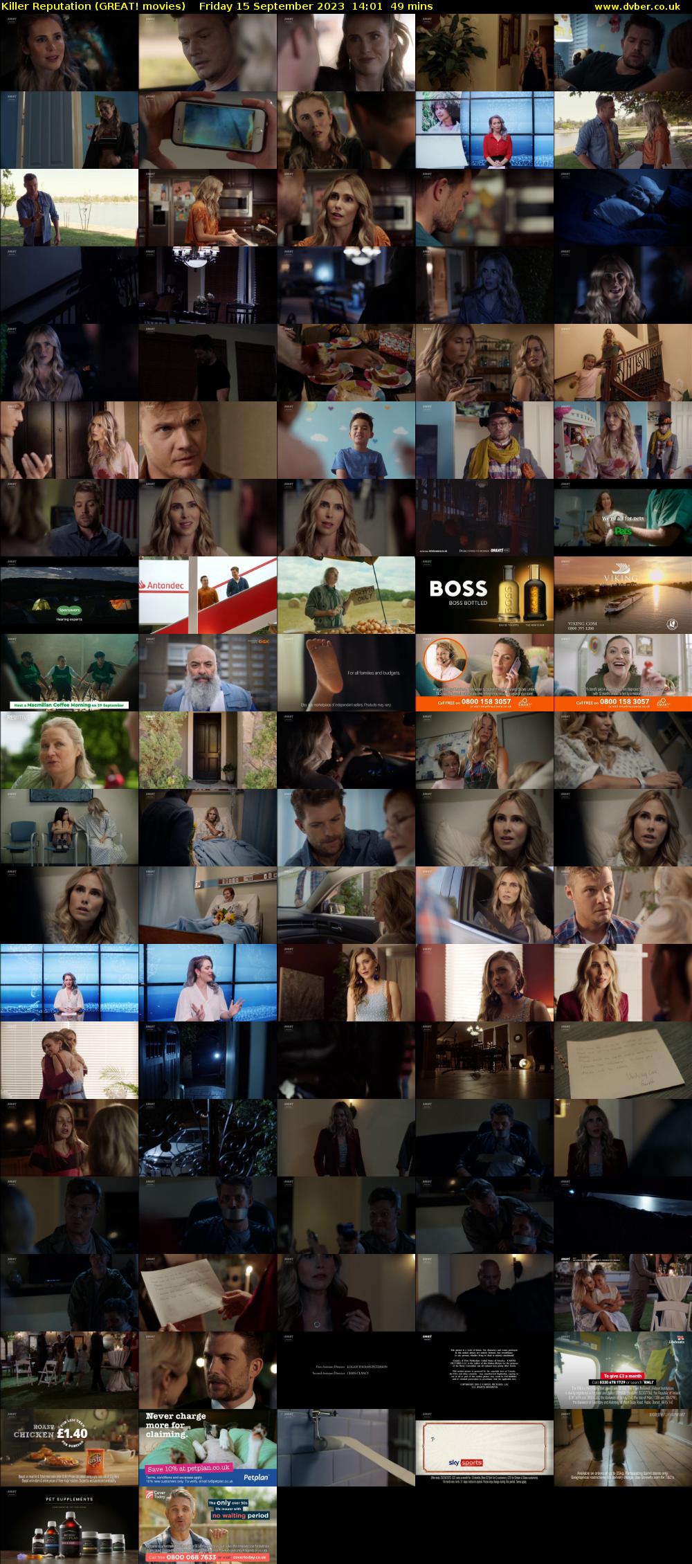 Killer Reputation (GREAT! movies) Friday 15 September 2023 14:01 - 14:50