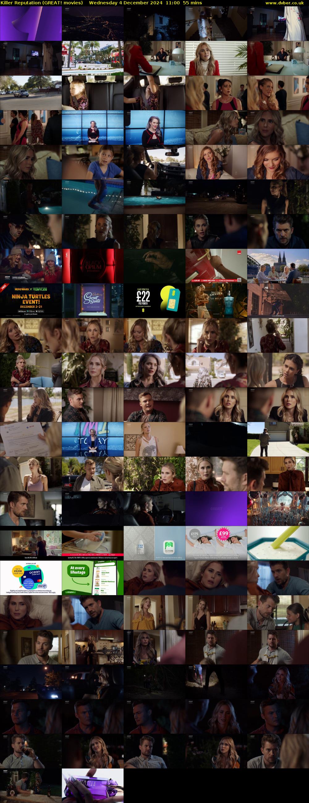 Killer Reputation (GREAT! movies) Wednesday 4 December 2024 11:00 - 11:55