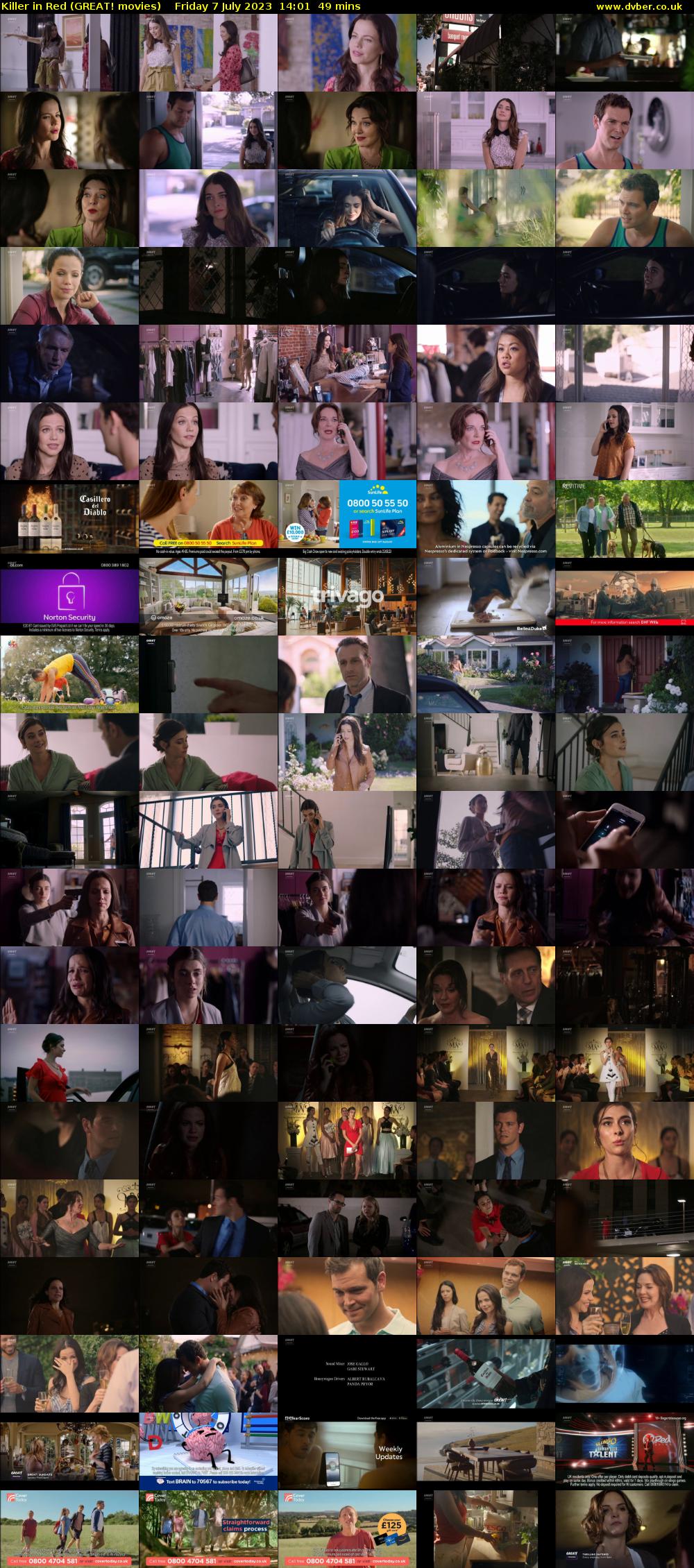 Killer in Red (GREAT! movies) Friday 7 July 2023 14:01 - 14:50