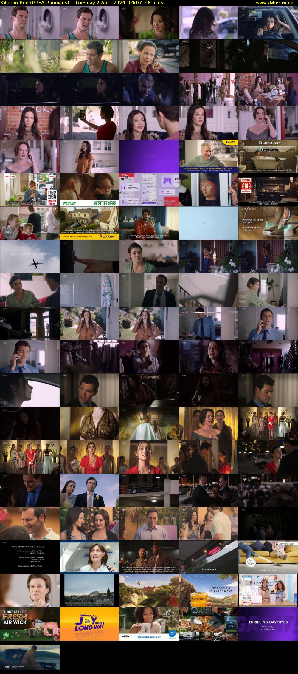 Killer in Red (GREAT! movies) Tuesday 2 April 2024 14:07 - 14:55