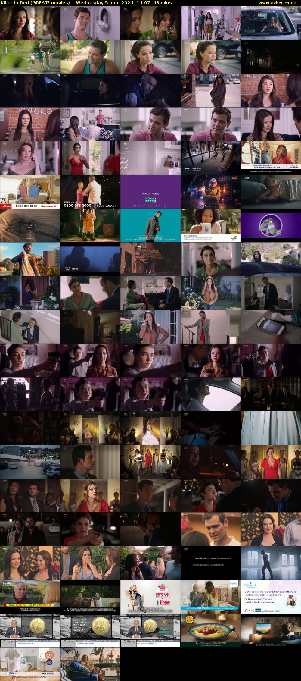Killer in Red (GREAT! movies) Wednesday 5 June 2024 14:07 - 14:55