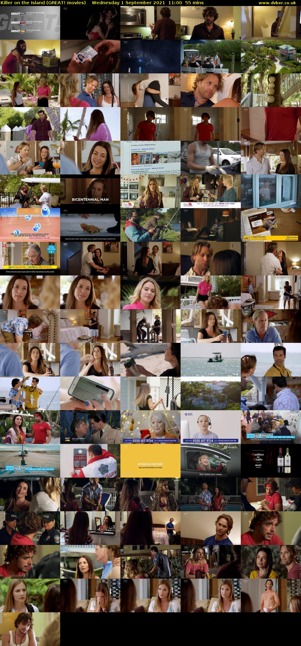 Killer on the Island (GREAT! movies) Wednesday 1 September 2021 11:00 - 11:55