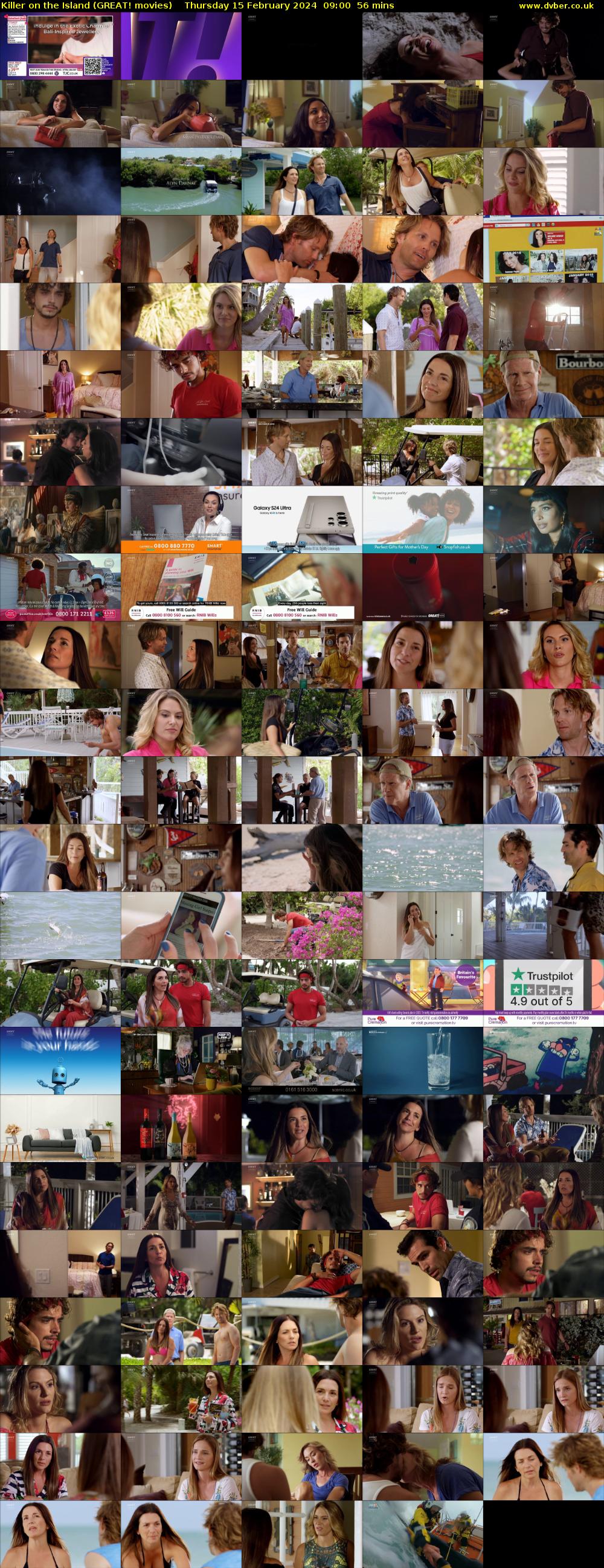 Killer on the Island (GREAT! movies) Thursday 15 February 2024 09:00 - 09:56