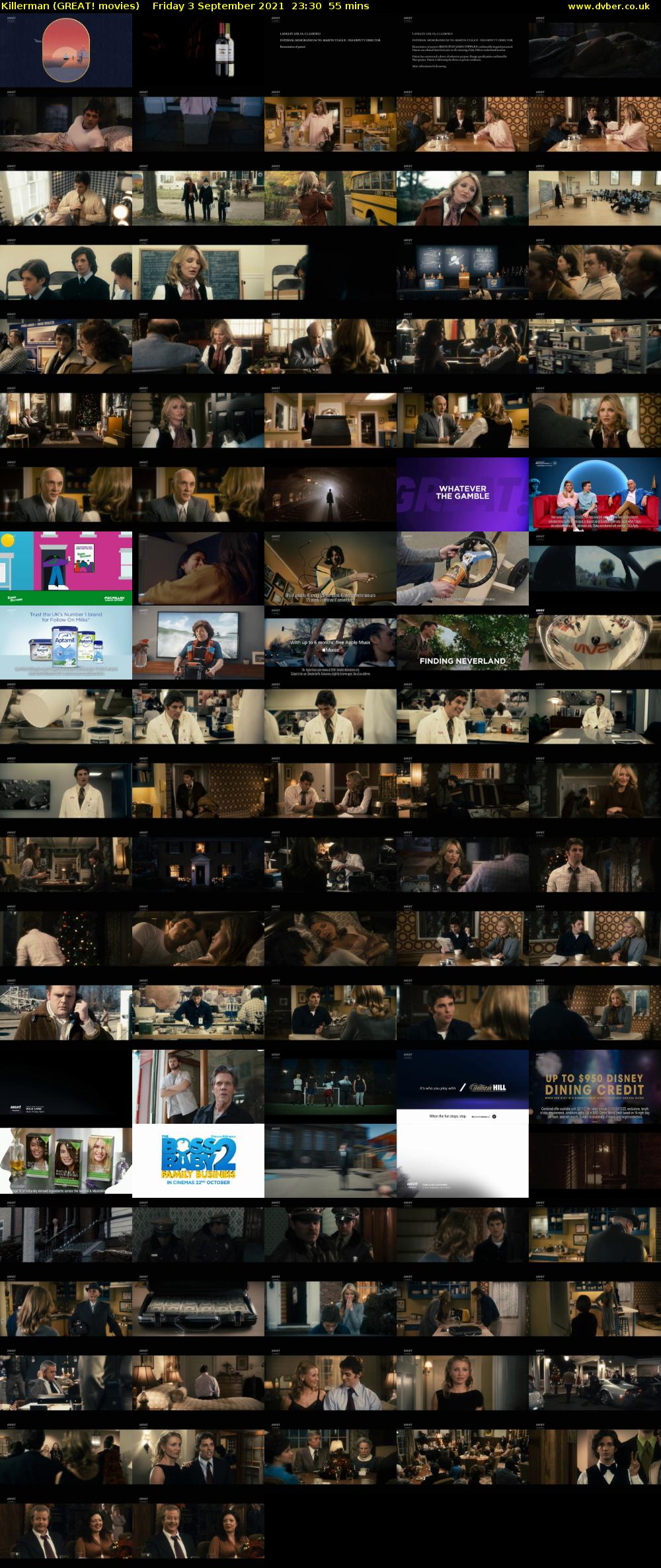 Killerman (GREAT! movies) Friday 3 September 2021 23:30 - 00:25