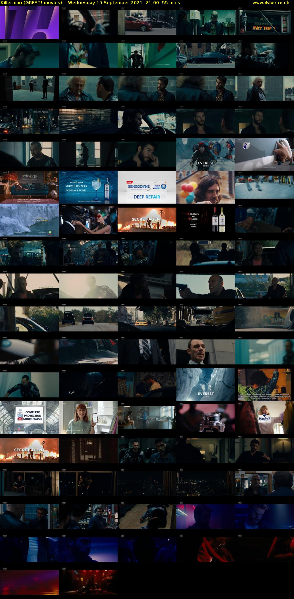 Killerman (GREAT! movies) Wednesday 15 September 2021 21:00 - 21:55