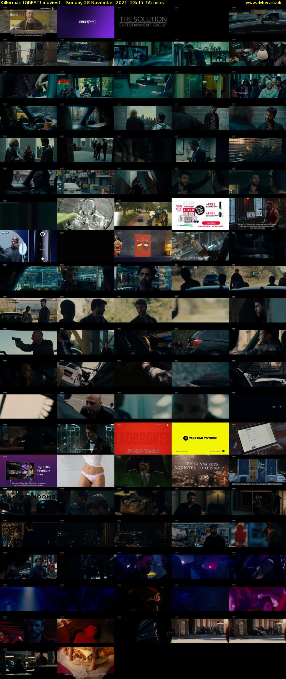 Killerman (GREAT! movies) Sunday 28 November 2021 23:45 - 00:40
