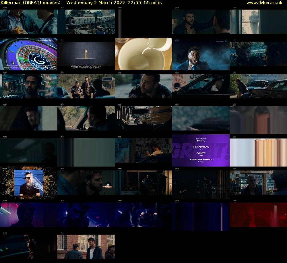 Killerman (GREAT! movies) Wednesday 2 March 2022 22:55 - 23:50