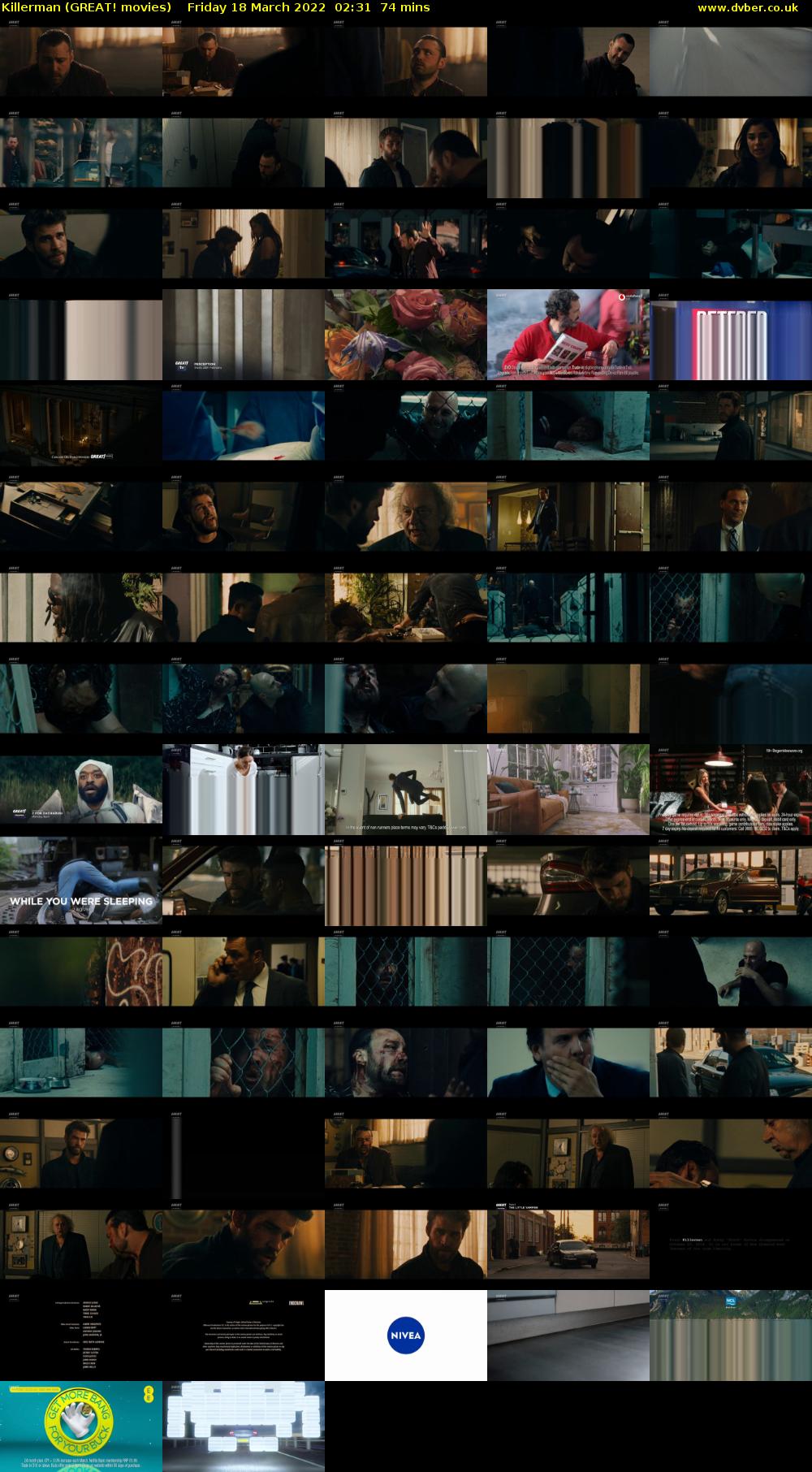 Killerman (GREAT! movies) Friday 18 March 2022 02:31 - 03:45