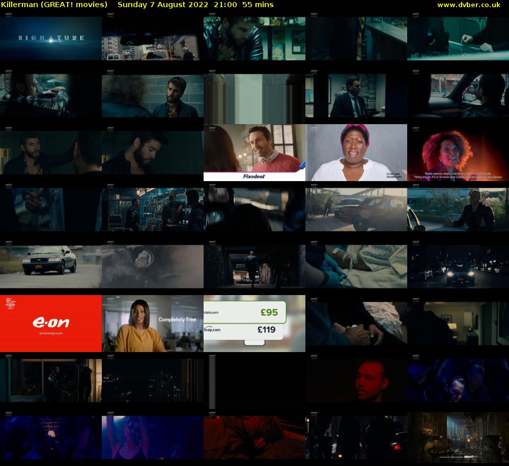 Killerman (GREAT! movies) Sunday 7 August 2022 21:00 - 21:55