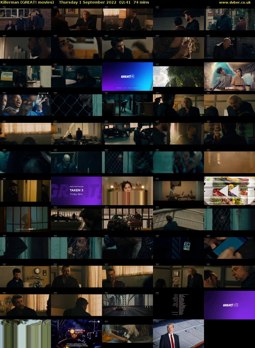 Killerman (GREAT! movies) Thursday 1 September 2022 02:41 - 03:55