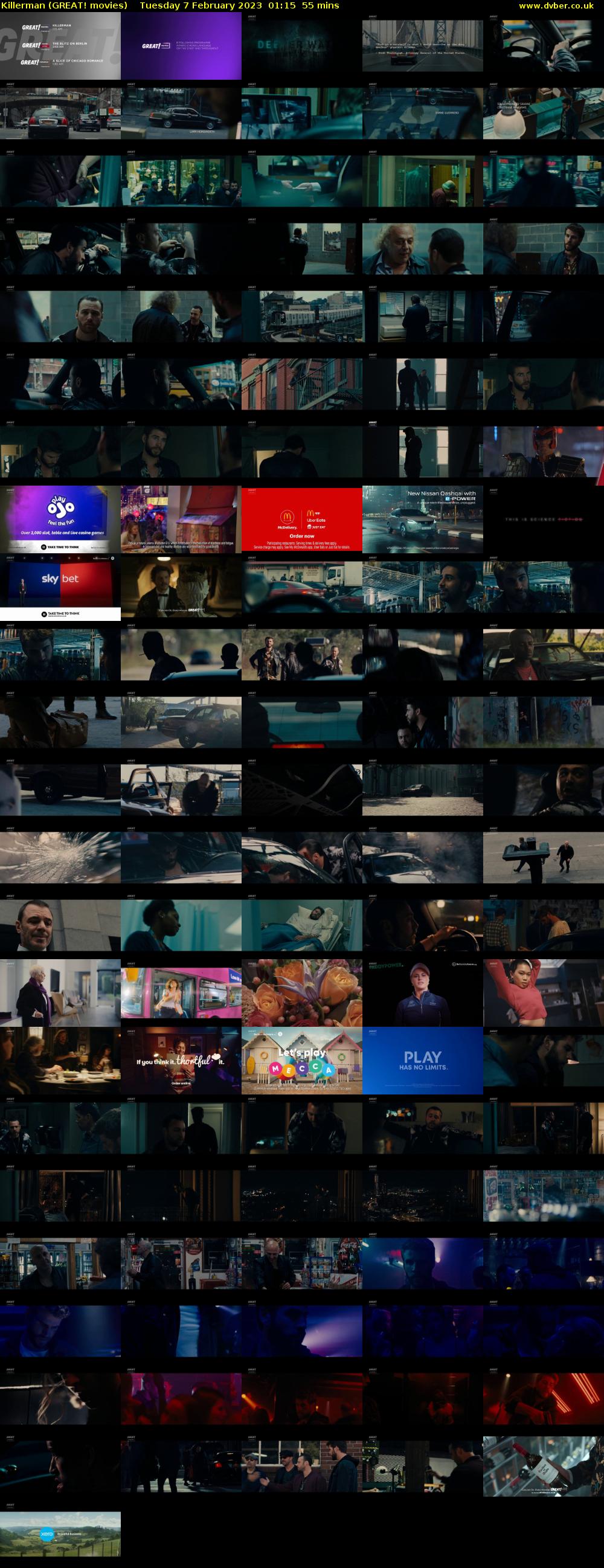 Killerman (GREAT! movies) Tuesday 7 February 2023 01:15 - 02:10
