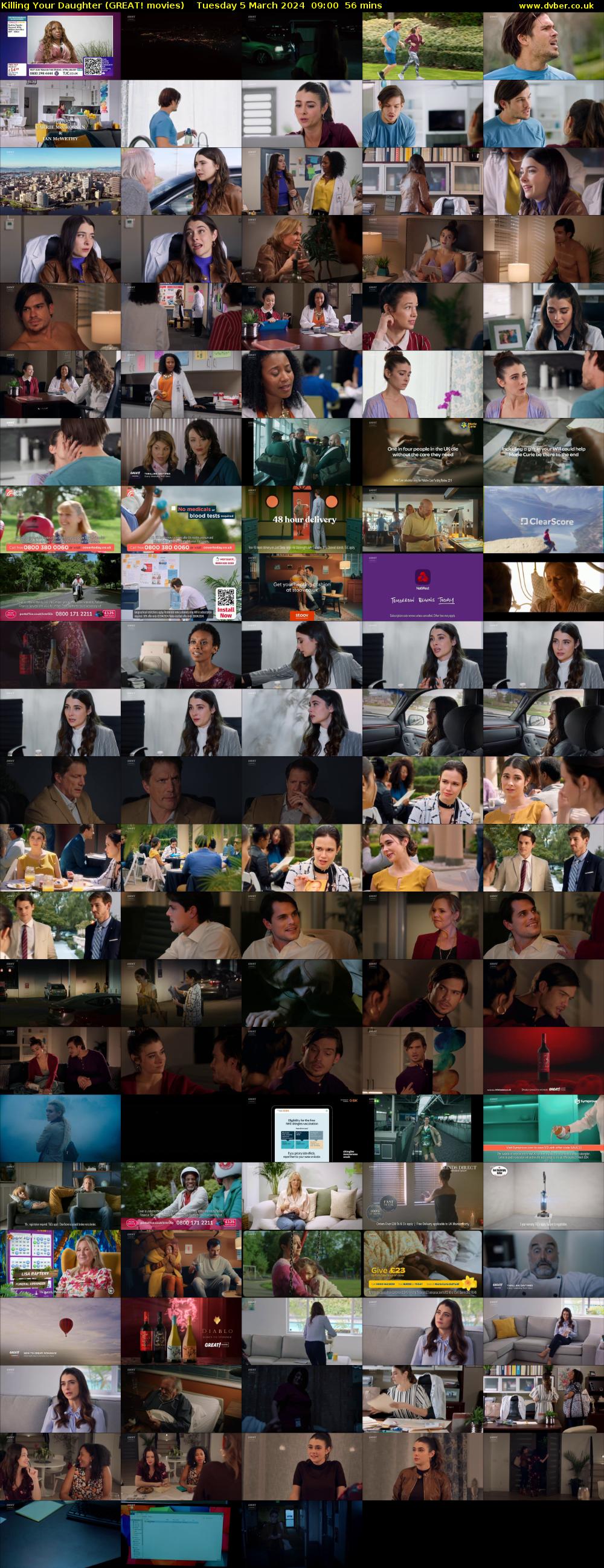 Killing Your Daughter (GREAT! movies) Tuesday 5 March 2024 09:00 - 09:56