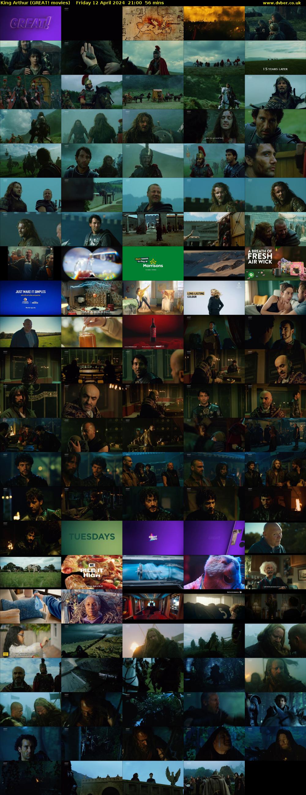 King Arthur (GREAT! movies) Friday 12 April 2024 21:00 - 21:56