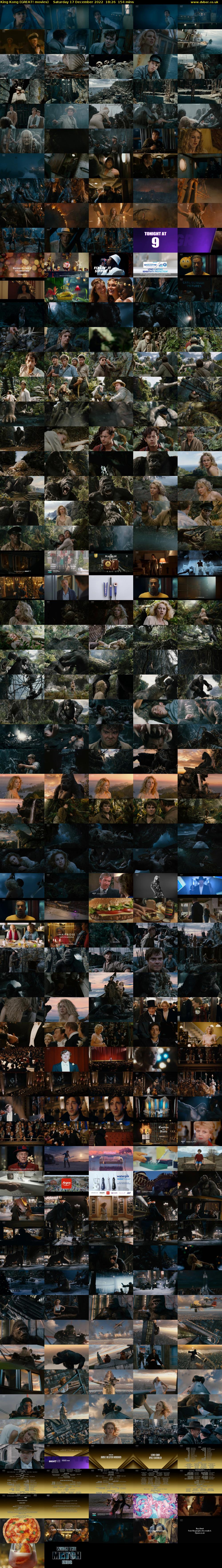 King Kong (GREAT! movies) Saturday 17 December 2022 18:26 - 21:00