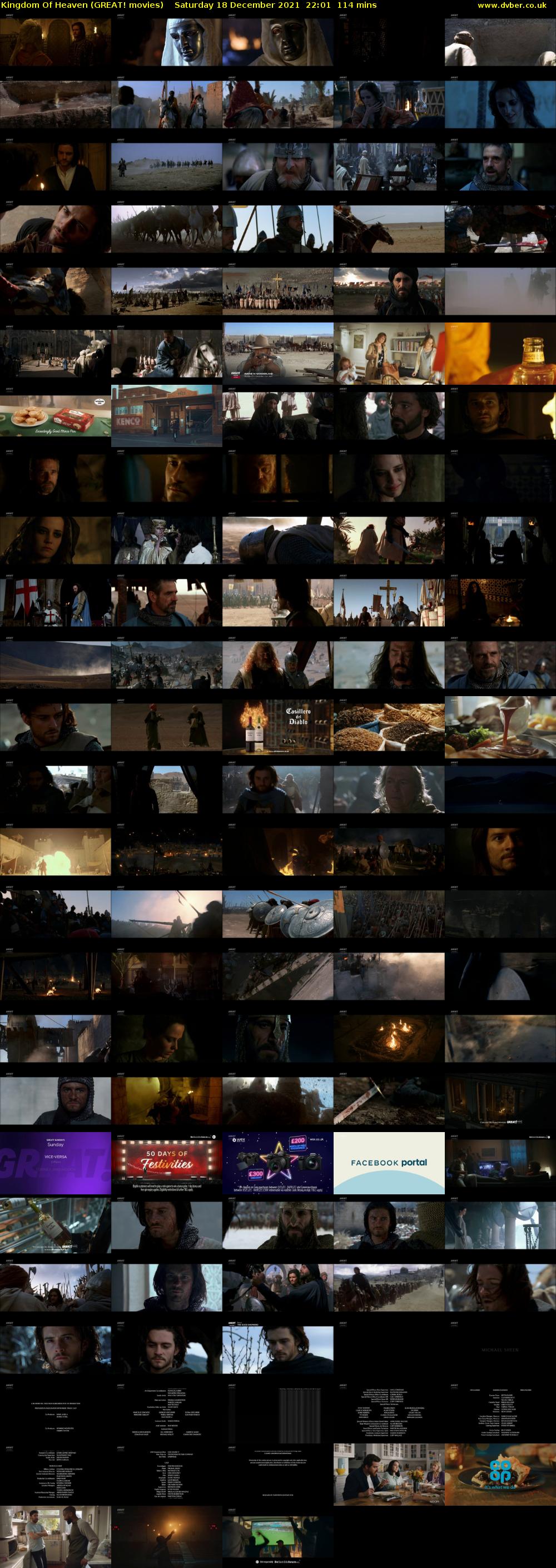 Kingdom Of Heaven (GREAT! movies) Saturday 18 December 2021 22:01 - 23:55