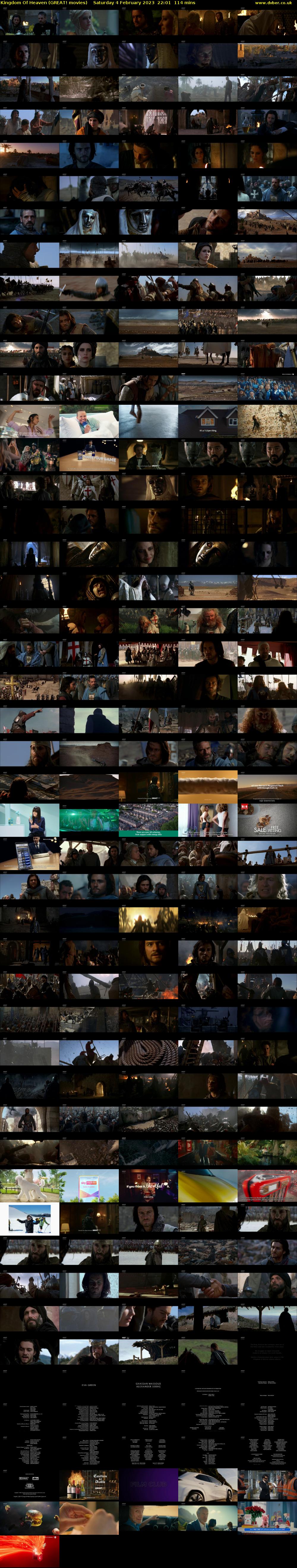 Kingdom Of Heaven (GREAT! movies) Saturday 4 February 2023 22:01 - 23:55