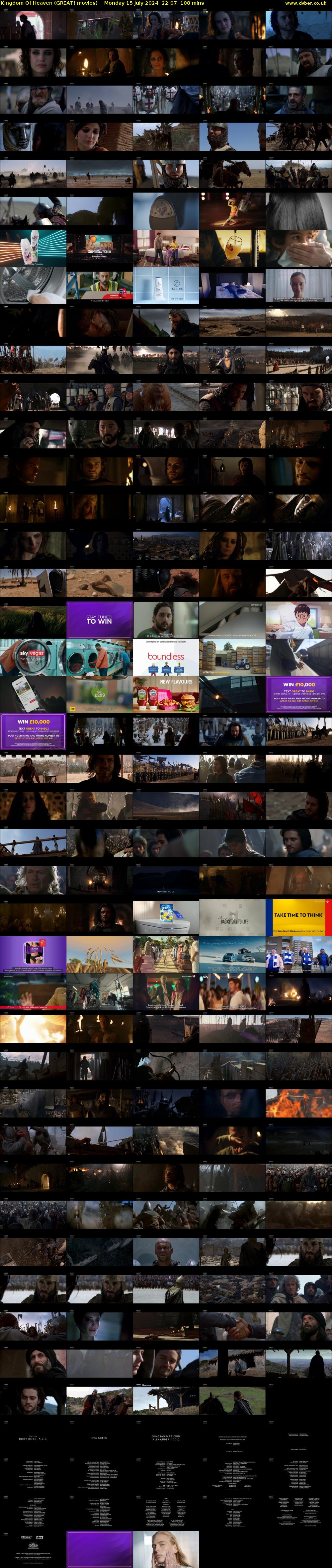 Kingdom Of Heaven (GREAT! movies) Monday 15 July 2024 22:07 - 23:55