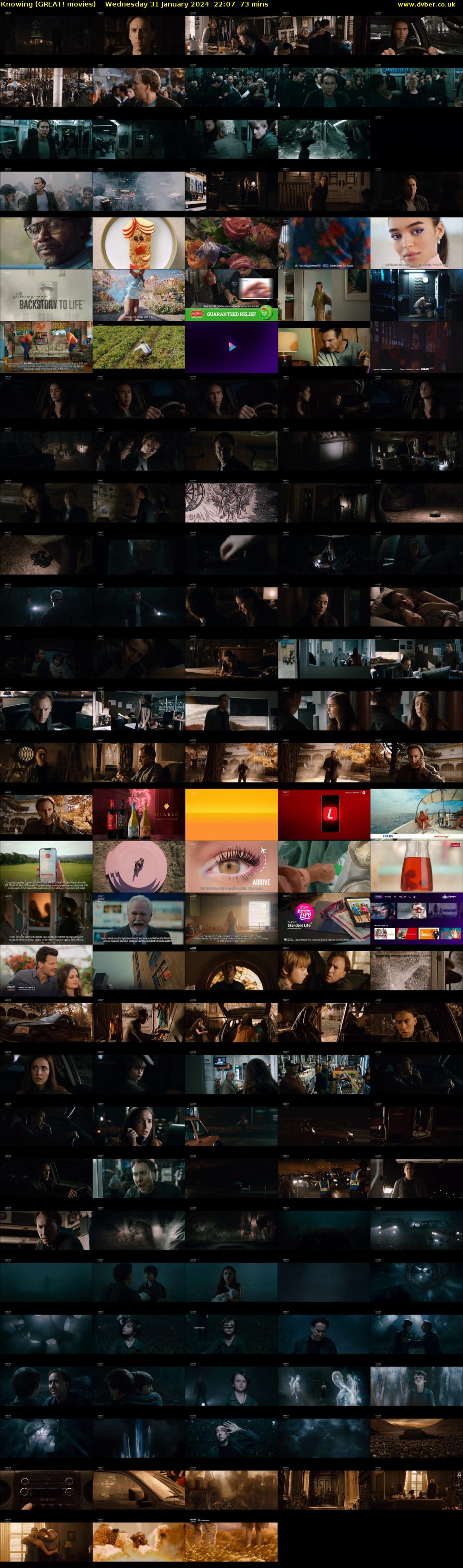 Knowing (GREAT! movies) Wednesday 31 January 2024 22:07 - 23:20