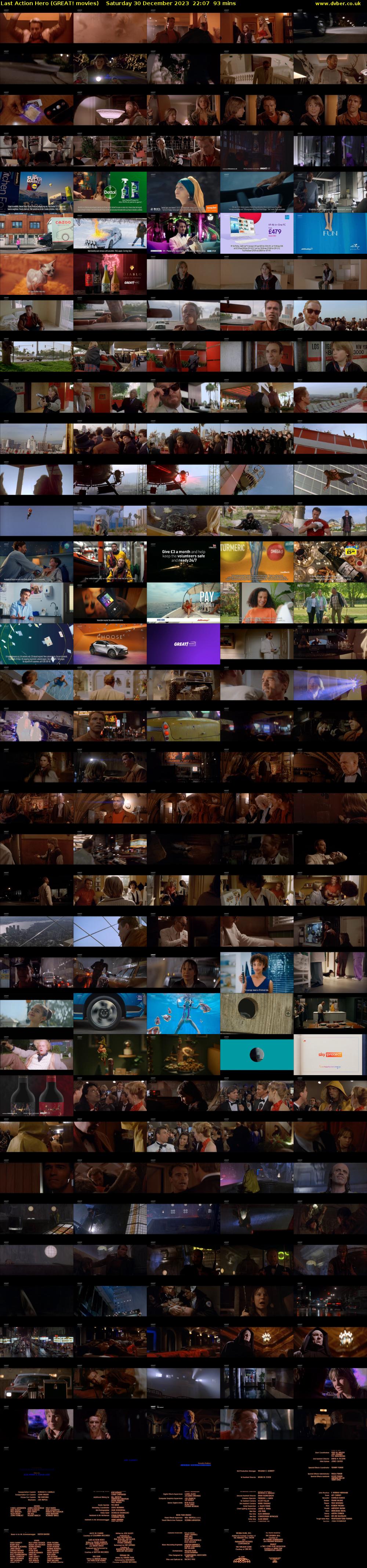 Last Action Hero (GREAT! movies) Saturday 30 December 2023 22:07 - 23:40