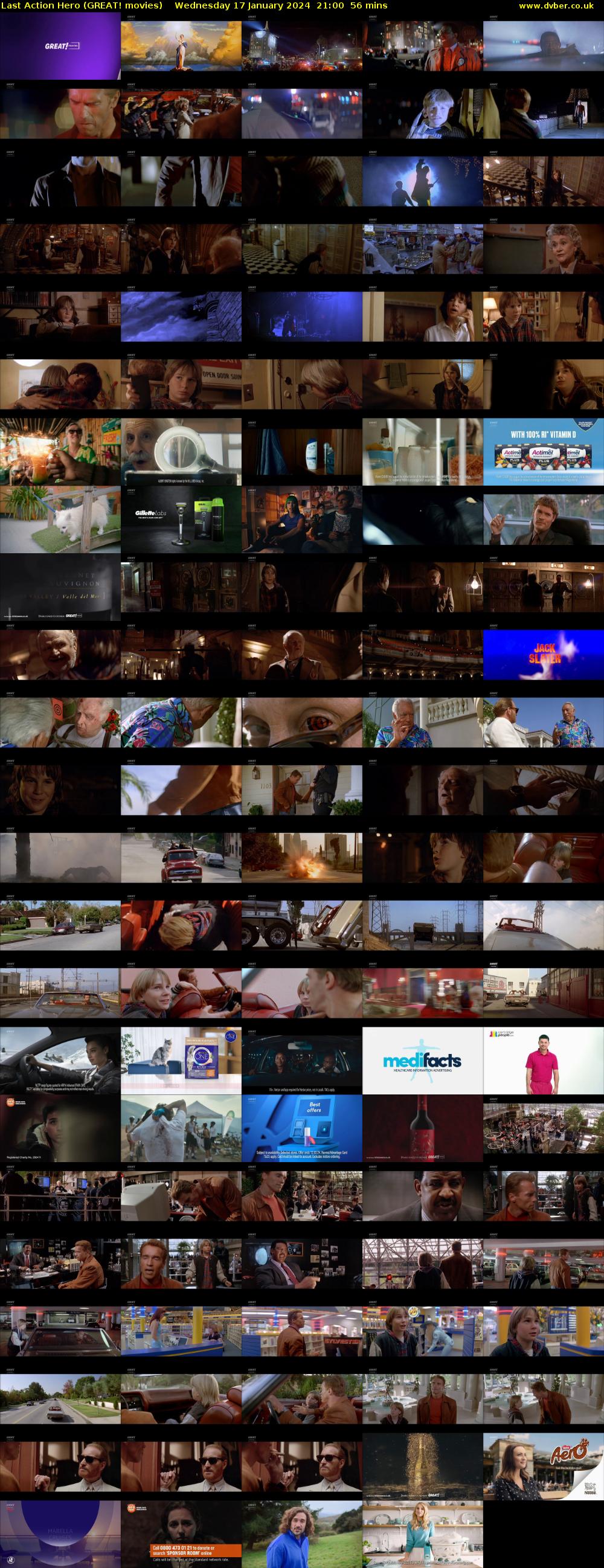 Last Action Hero (GREAT! movies) Wednesday 17 January 2024 21:00 - 21:56