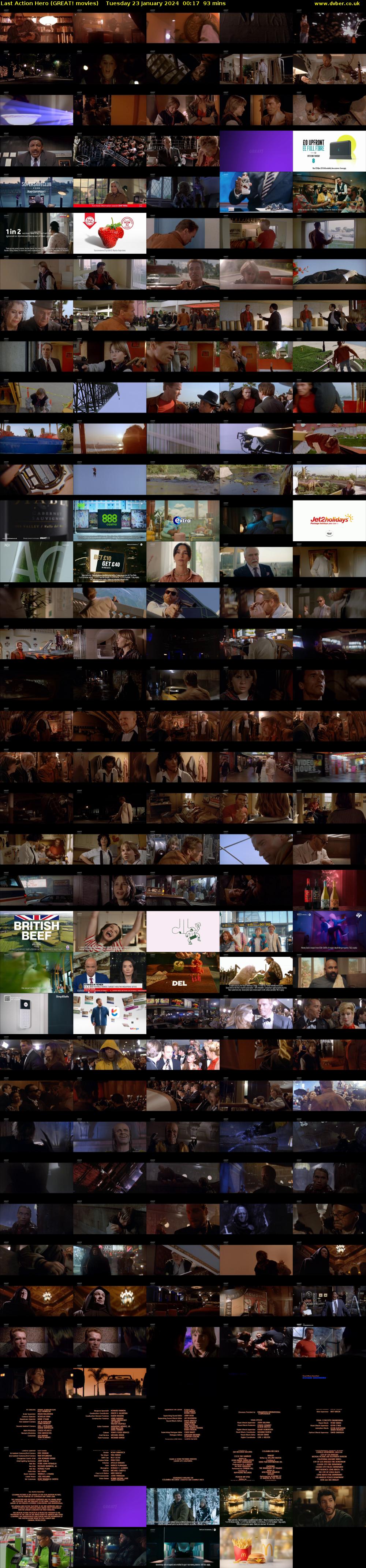 Last Action Hero (GREAT! movies) Tuesday 23 January 2024 00:17 - 01:50