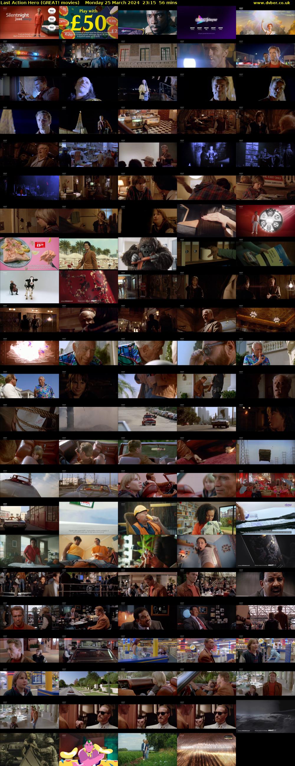 Last Action Hero (GREAT! movies) Monday 25 March 2024 23:15 - 00:11