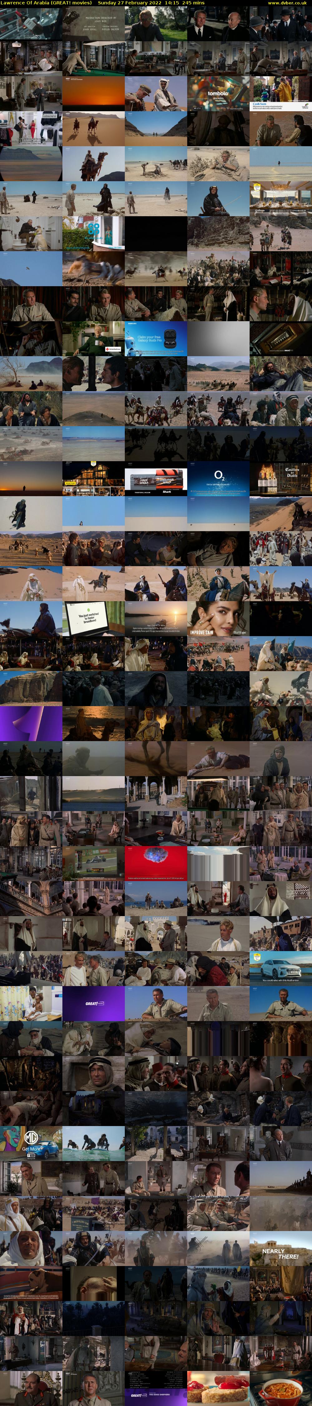 Lawrence Of Arabia (GREAT! movies) Sunday 27 February 2022 14:15 - 18:20