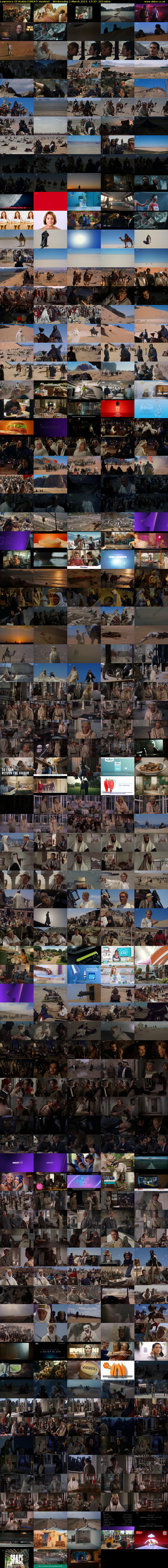 Lawrence Of Arabia (GREAT! movies) Wednesday 1 March 2023 17:37 - 21:00