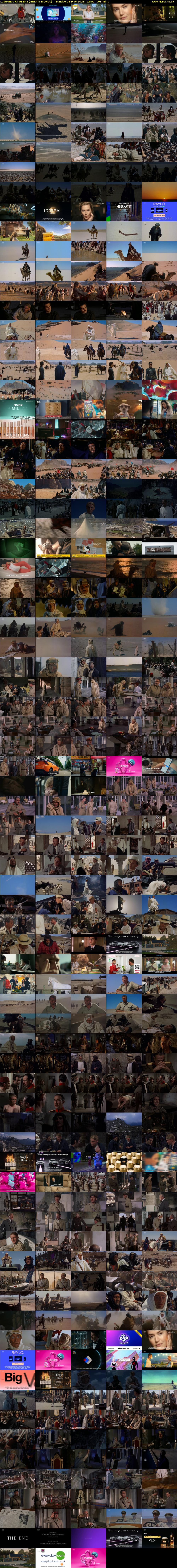 Lawrence Of Arabia (GREAT! movies) Sunday 28 May 2023 12:07 - 15:20