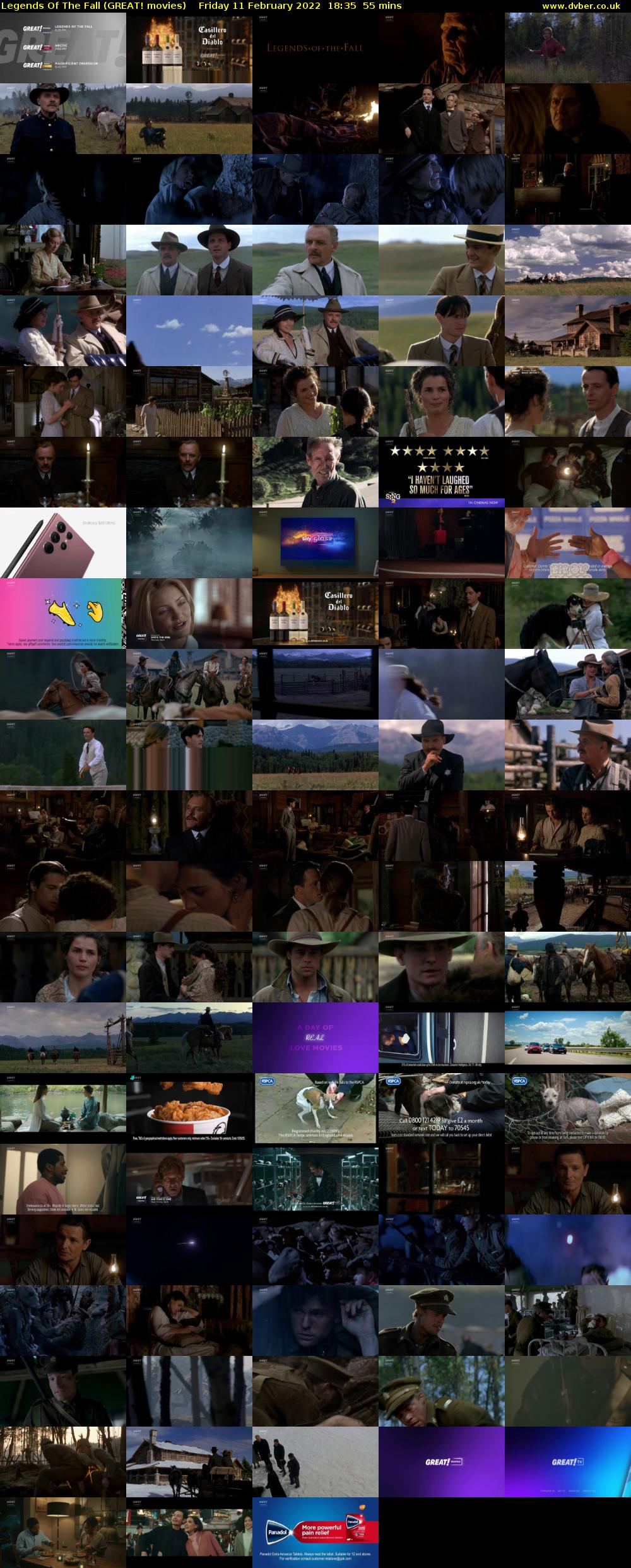 Legends Of The Fall (GREAT! movies) Friday 11 February 2022 18:35 - 19:30
