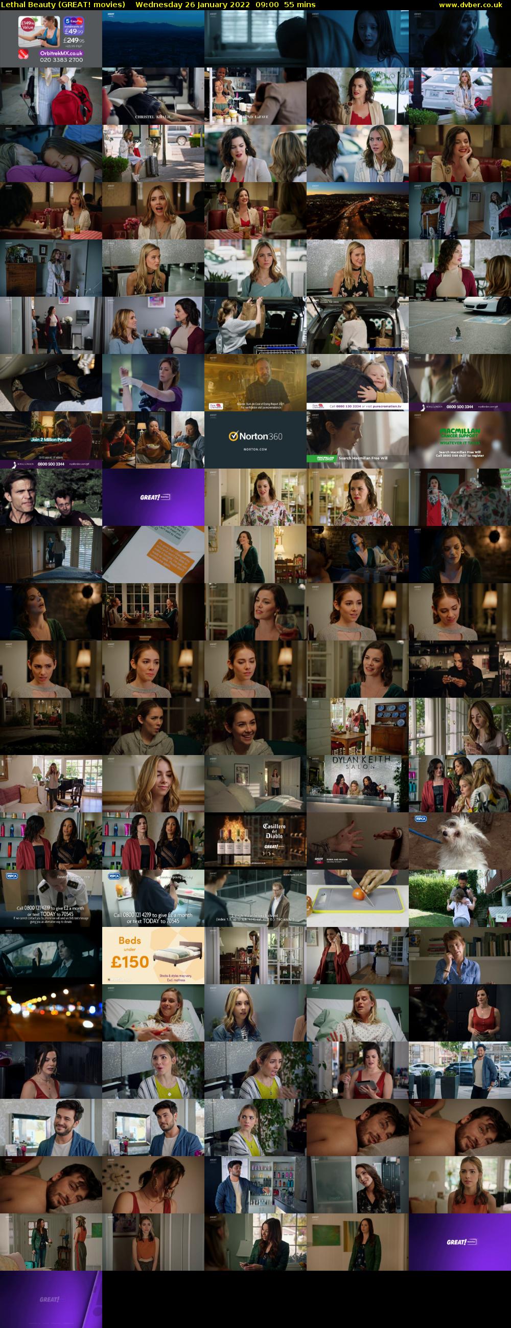 Lethal Beauty (GREAT! movies) Wednesday 26 January 2022 09:00 - 09:55